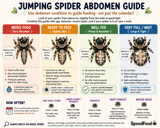 How Often Should You Feed a Jumping Spider? | SpoodFood