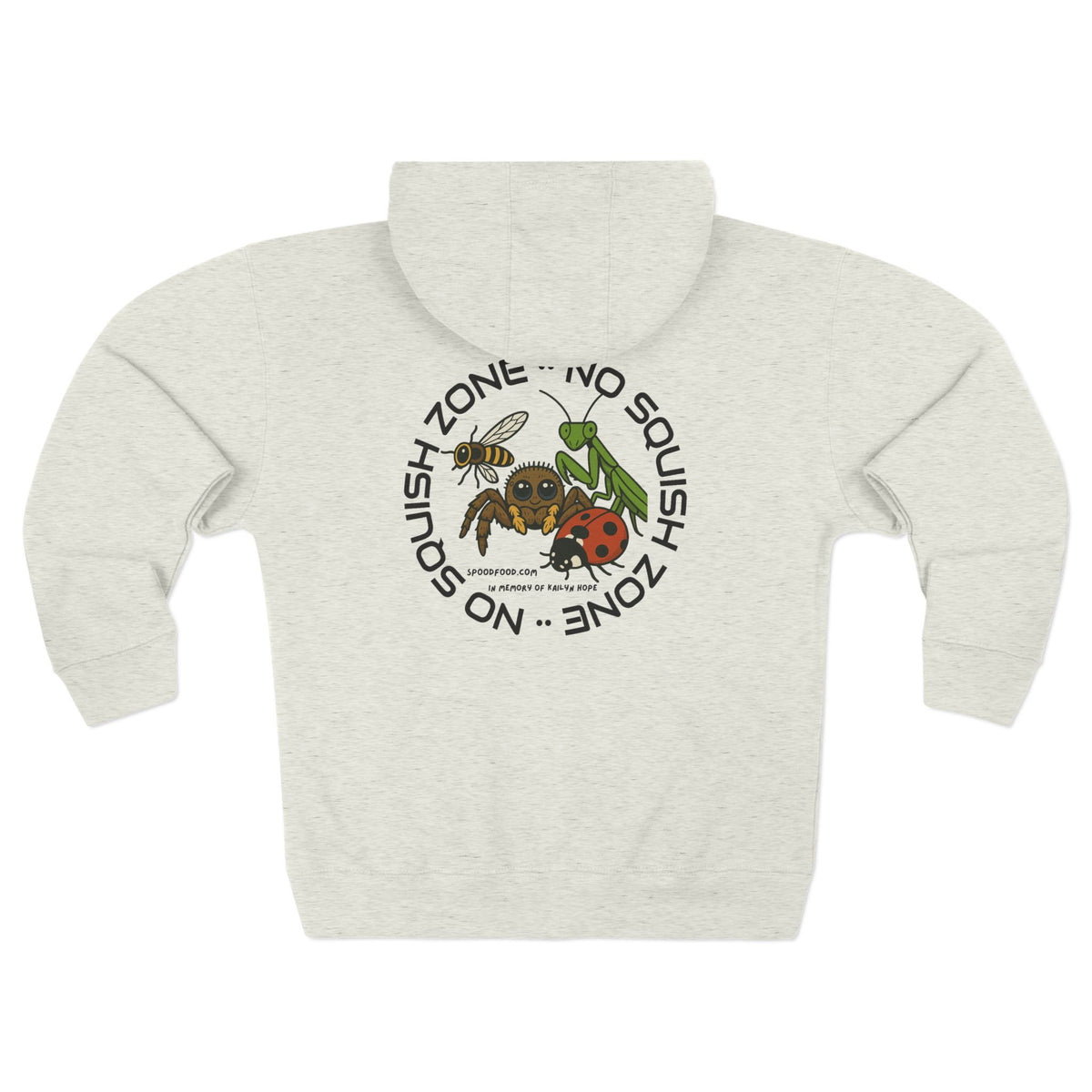 No Squish Zone  - Zip Up Hoodie
