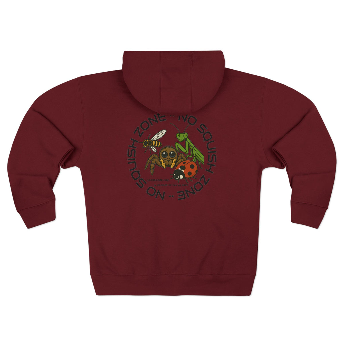No Squish Zone  - Zip Up Hoodie