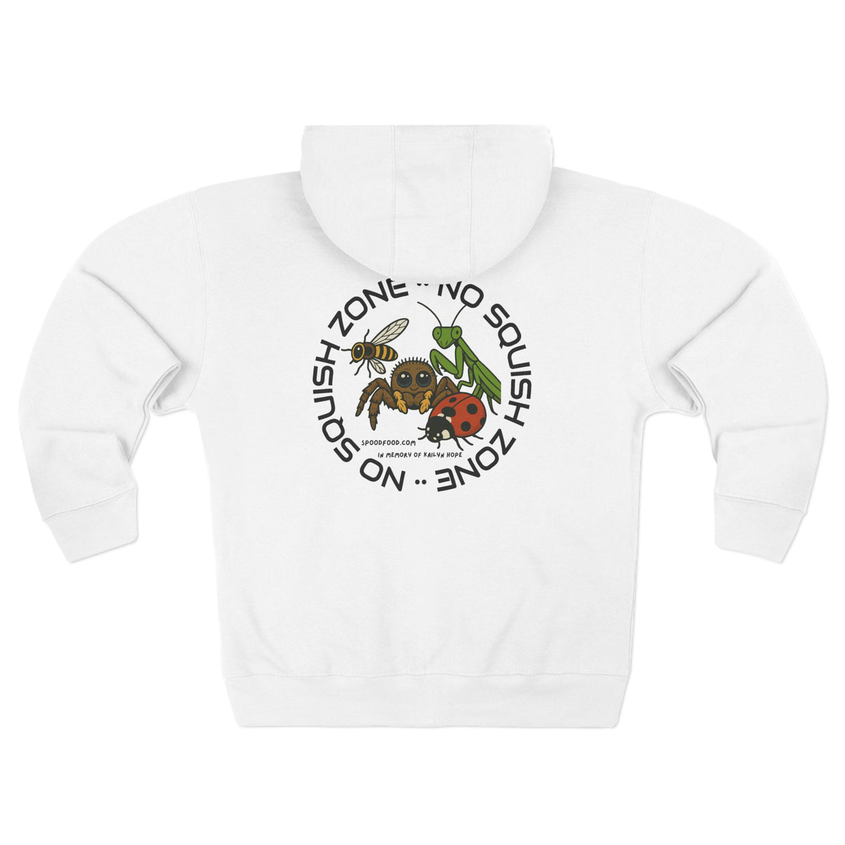No Squish Zone  - Zip Up Hoodie