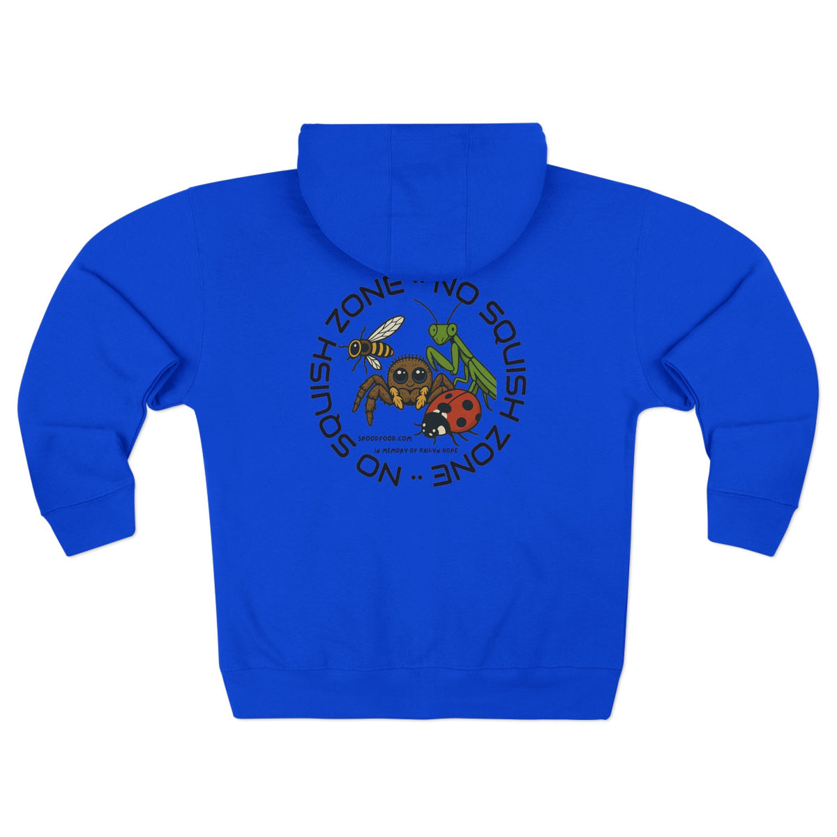 No Squish Zone  - Zip Up Hoodie