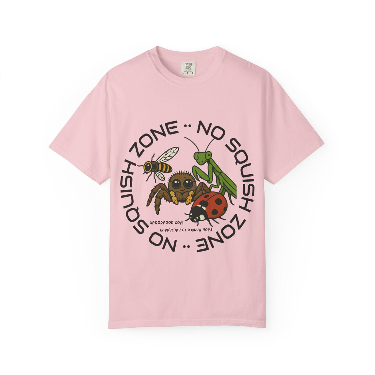 No Squish Zone T-shirt - Front Design