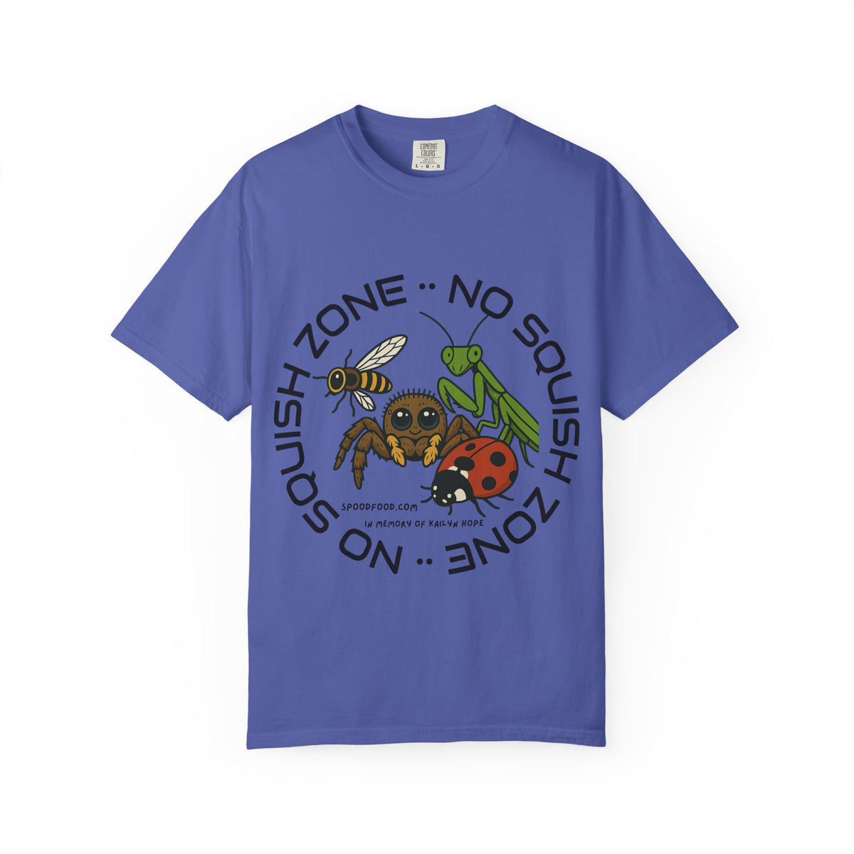 No Squish Zone T-shirt - Front Design
