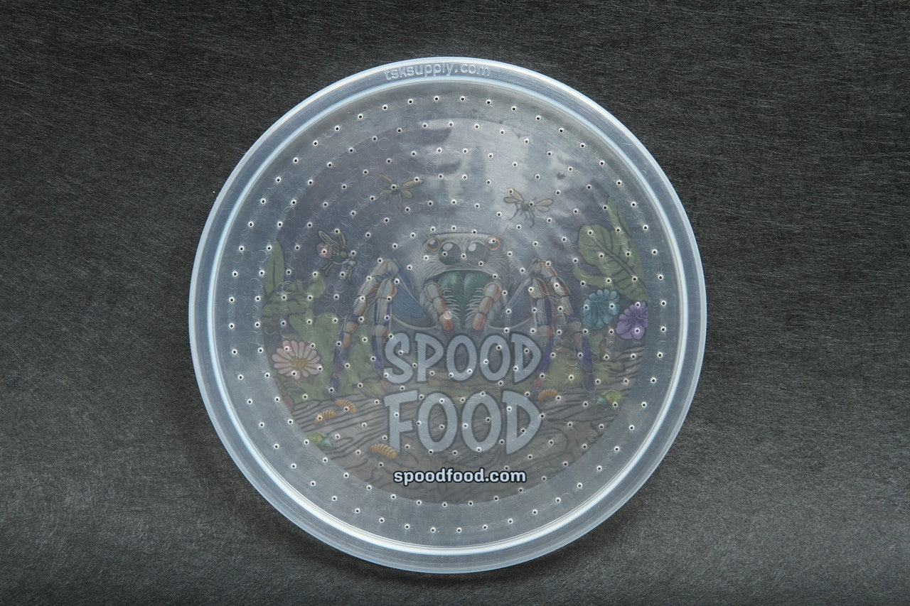 4.5" Pinhole Vented lids for deli cups image 0