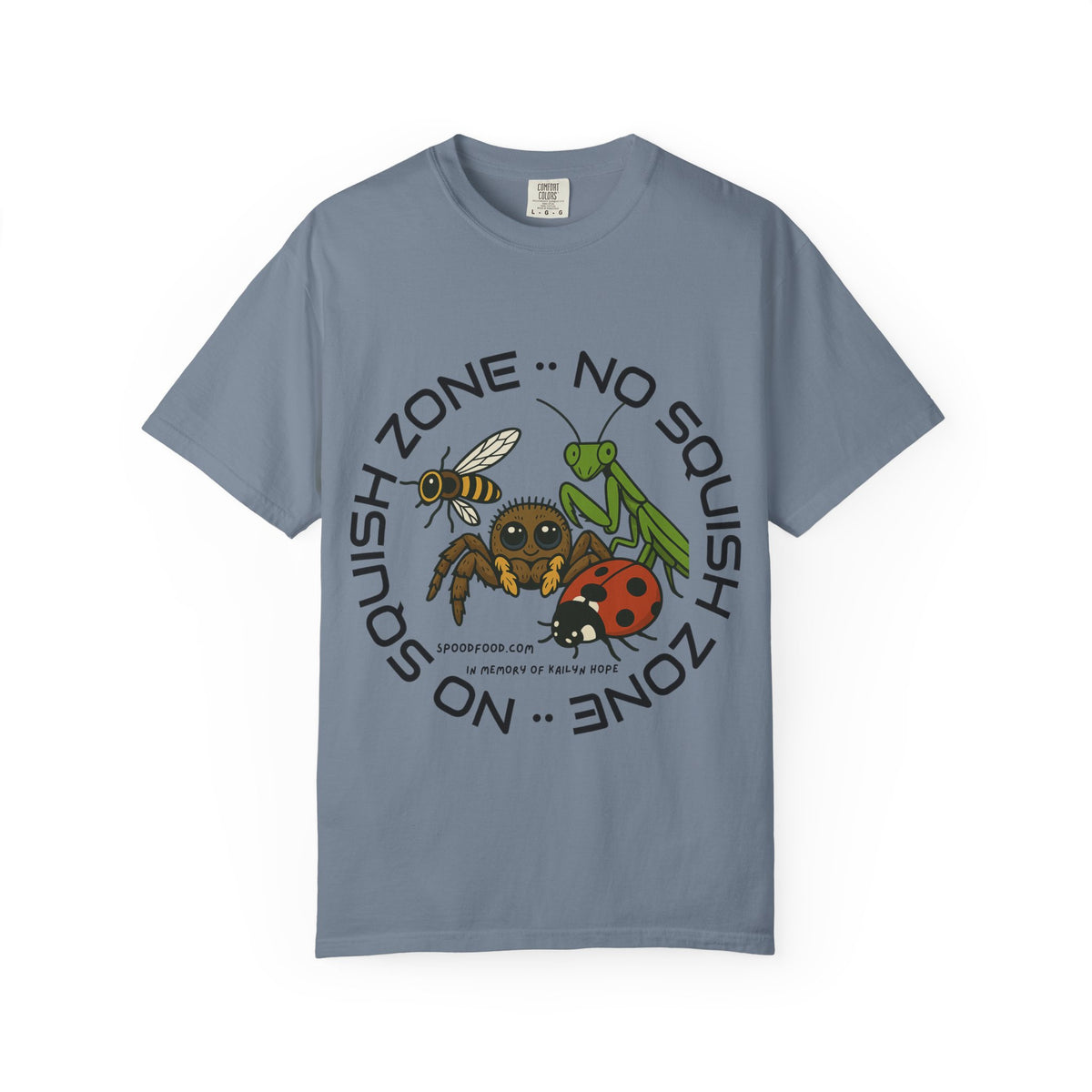 No Squish Zone T-shirt - Front Design