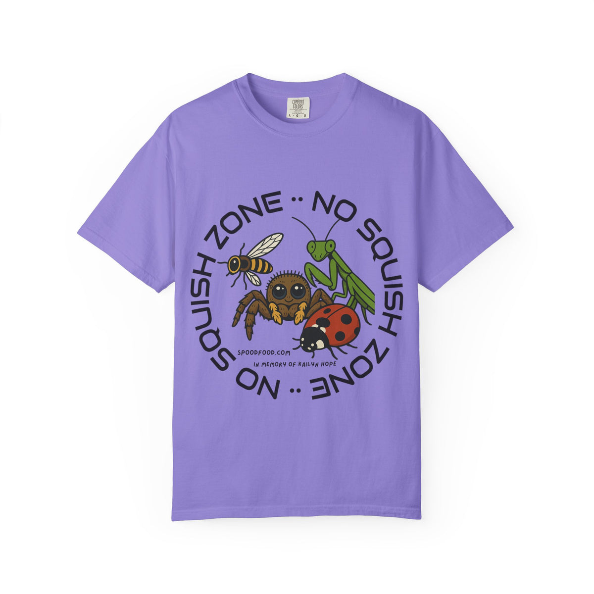No Squish Zone T-shirt - Front Design